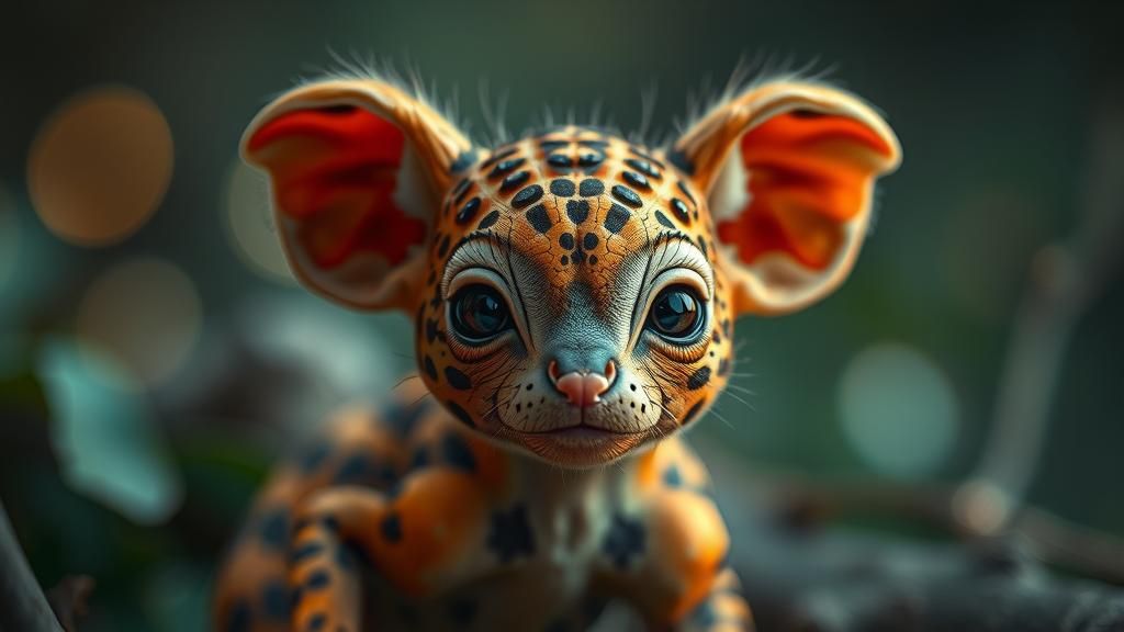 Deconstructed Misanthrope in Deepdream Wildlife Photography