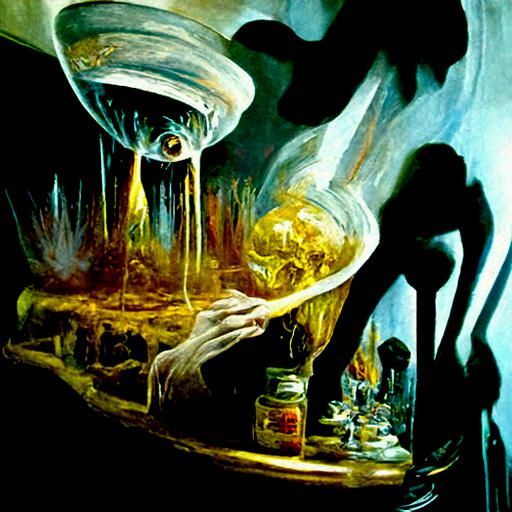 Dreamlike Hallucination in Oil Painting Style