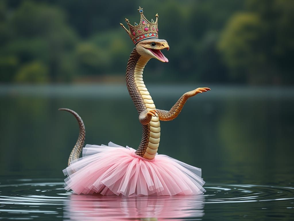 King Cobra in Elegant Dance