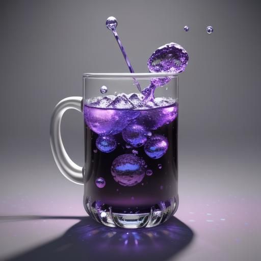 Beaker of Blushful Hippocrene: 3D Artstation Render