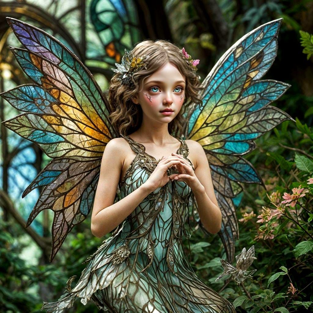 Detailed Fairy on a Dreamlike Journey