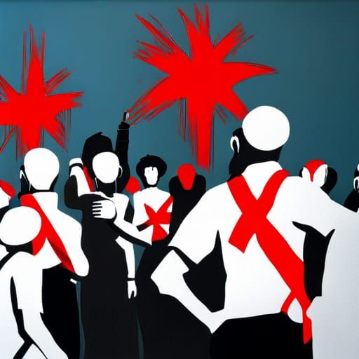 Banksy-Inspired Art: Youth Rebellion Against Capitalism