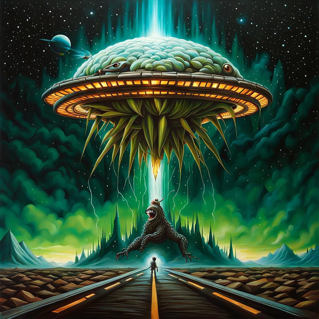 Modern Creation of Adam in Graffiti Art Style