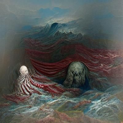 Horror Scene in Gustave Doré Style