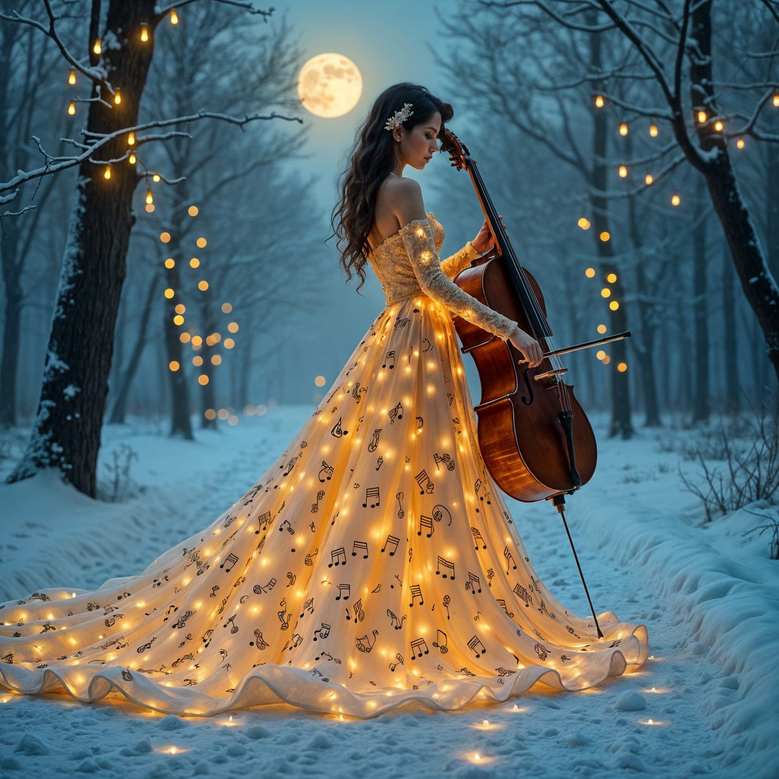 It was like she was playing her magical song on the strings of my heart.