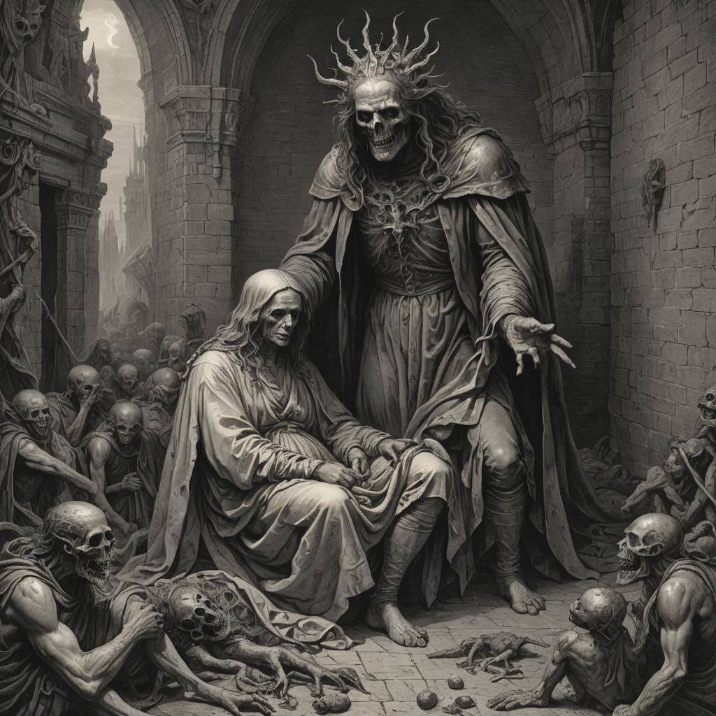 Horrific Apocalypse in Gustave Doré Style