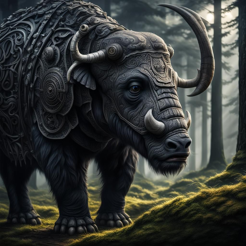 Hyperrealistic Mormookiee in Cinematic Composition