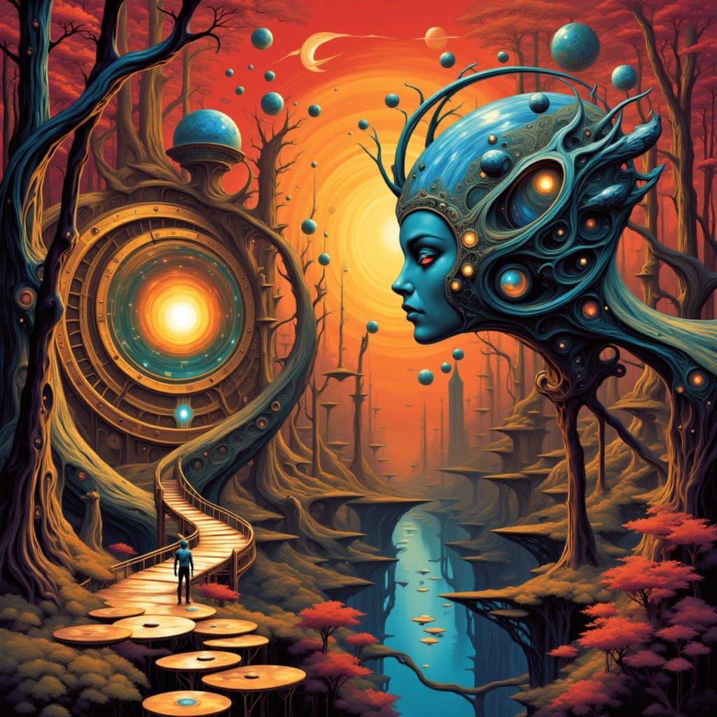 <lora:MY QUIRKY SCIENCE:1.0>

●COMPLEX INTERPLAY OF COSMIC AND MECHANICAL ELEMENTS●