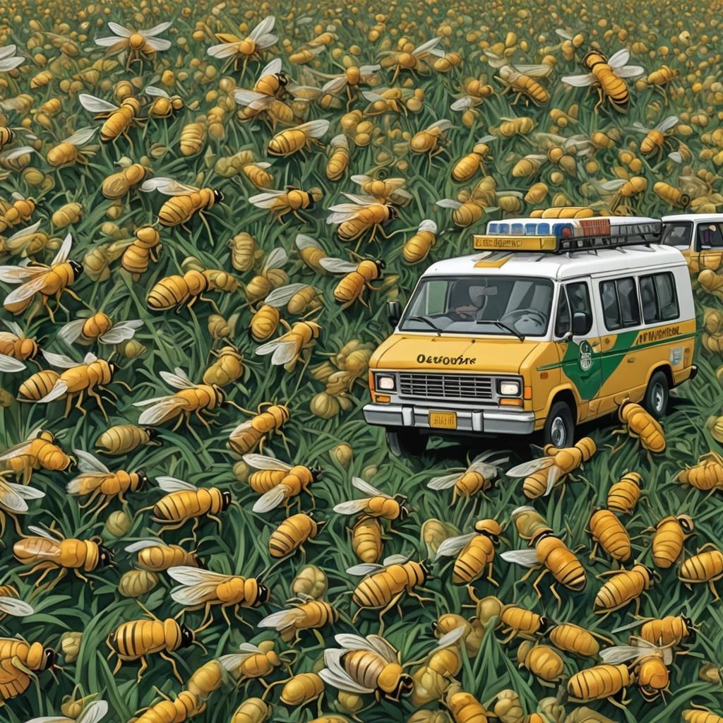 The Onion News Network van and the Babylon Bee news team cla...