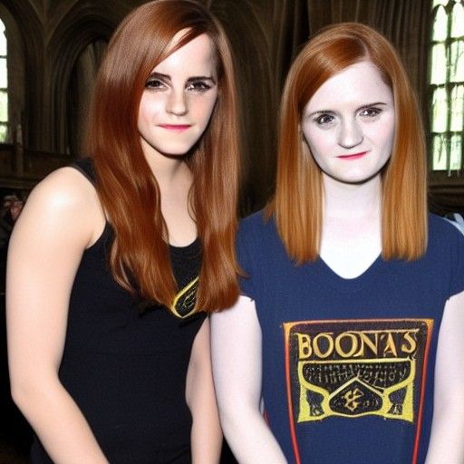 Emma Watson and Bonnie Wright: Bodybuilders at Hogwarts