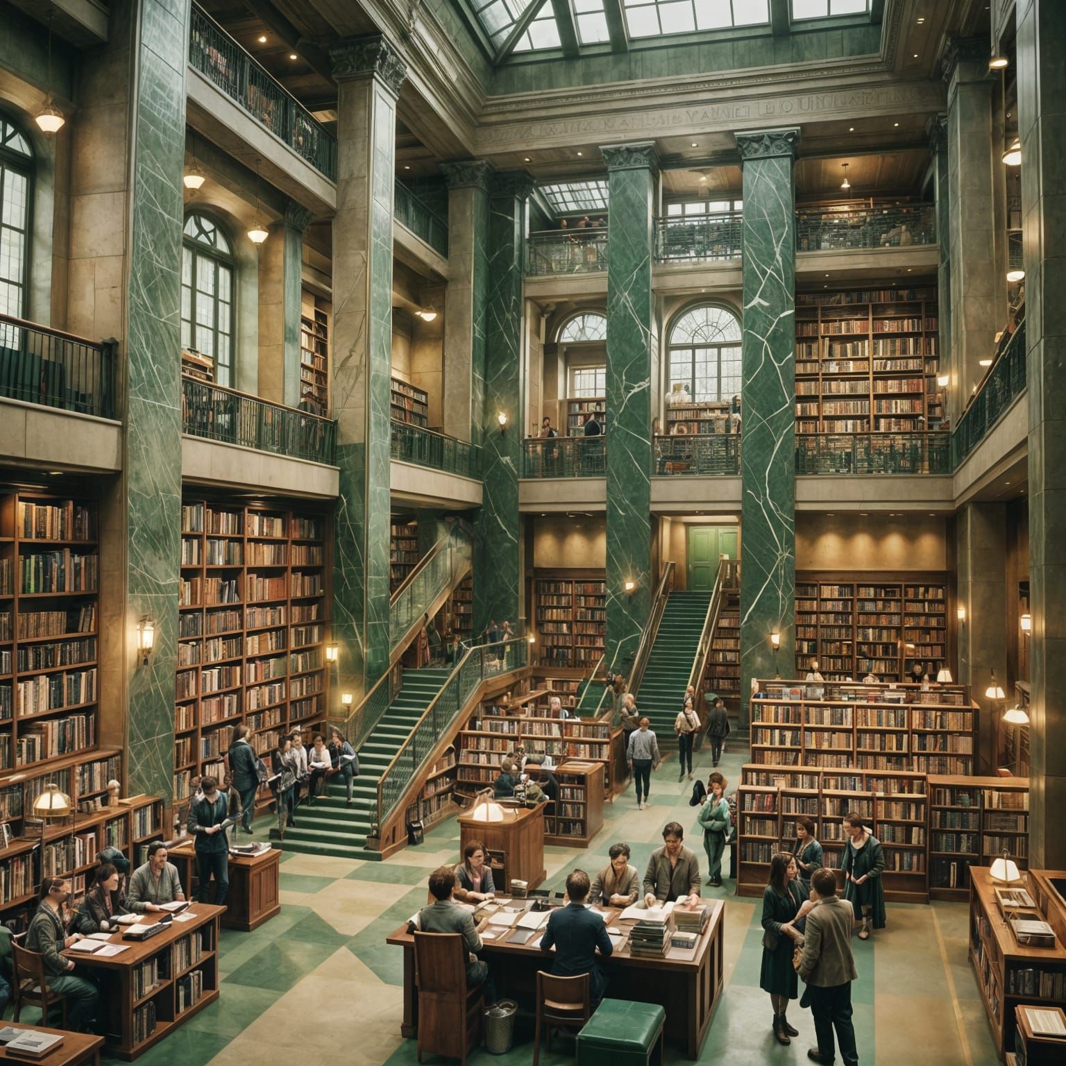 Cinematic Emerald City Library: Film Still