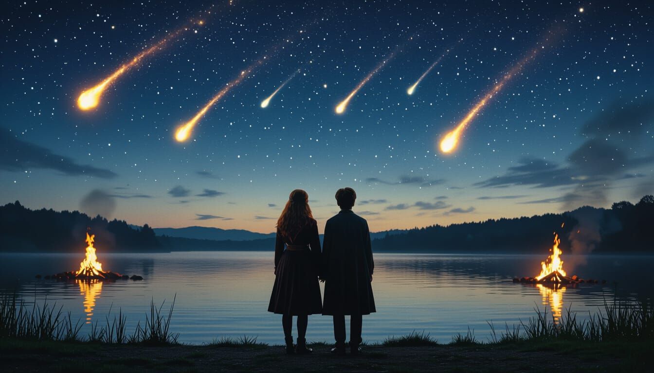 Harry Potter and Ginny Weasley: Surreal Film Still