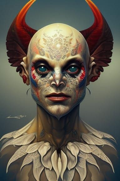 Pazuzu Portrait in Dynamic Lighting