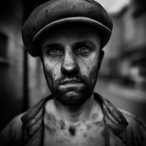 Misty London Detective Portrait in 1880s Style