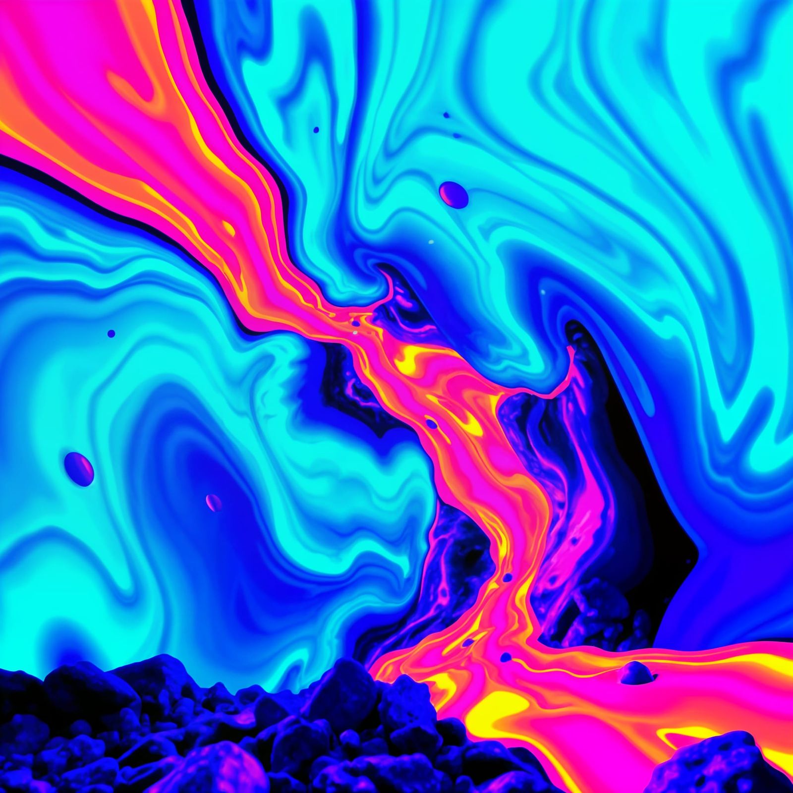Trippy Algorithmic Art: Noise Music Visualization