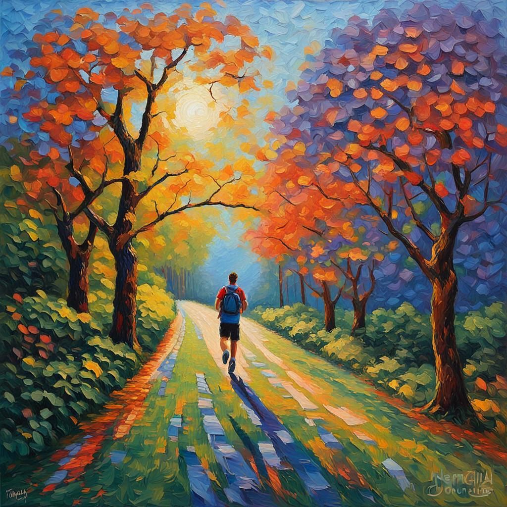 Godliness is Valuable: Neo-Impressionist Expressionist Oil P...