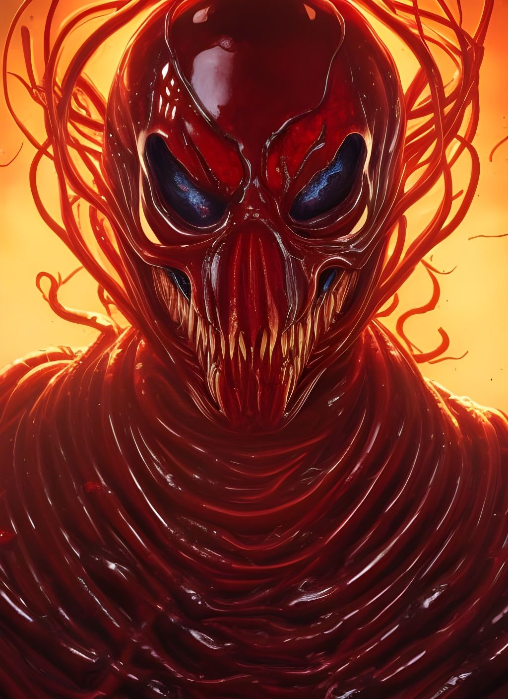 Ghost Rider Venom Carnage Portrait in Unreal Engine 5