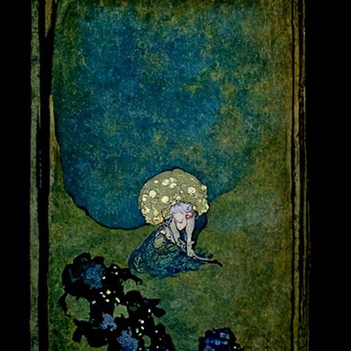 Enchanted Weeping Willow Illustration