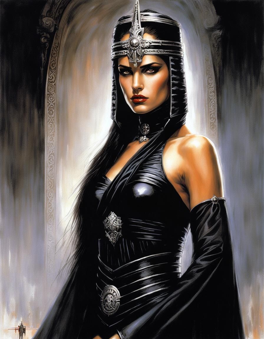 Sith Empress Portrait in Luis Royo Style