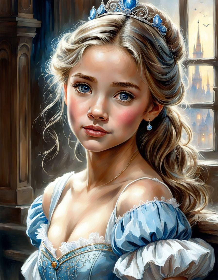 very beautiful Cinderella,...