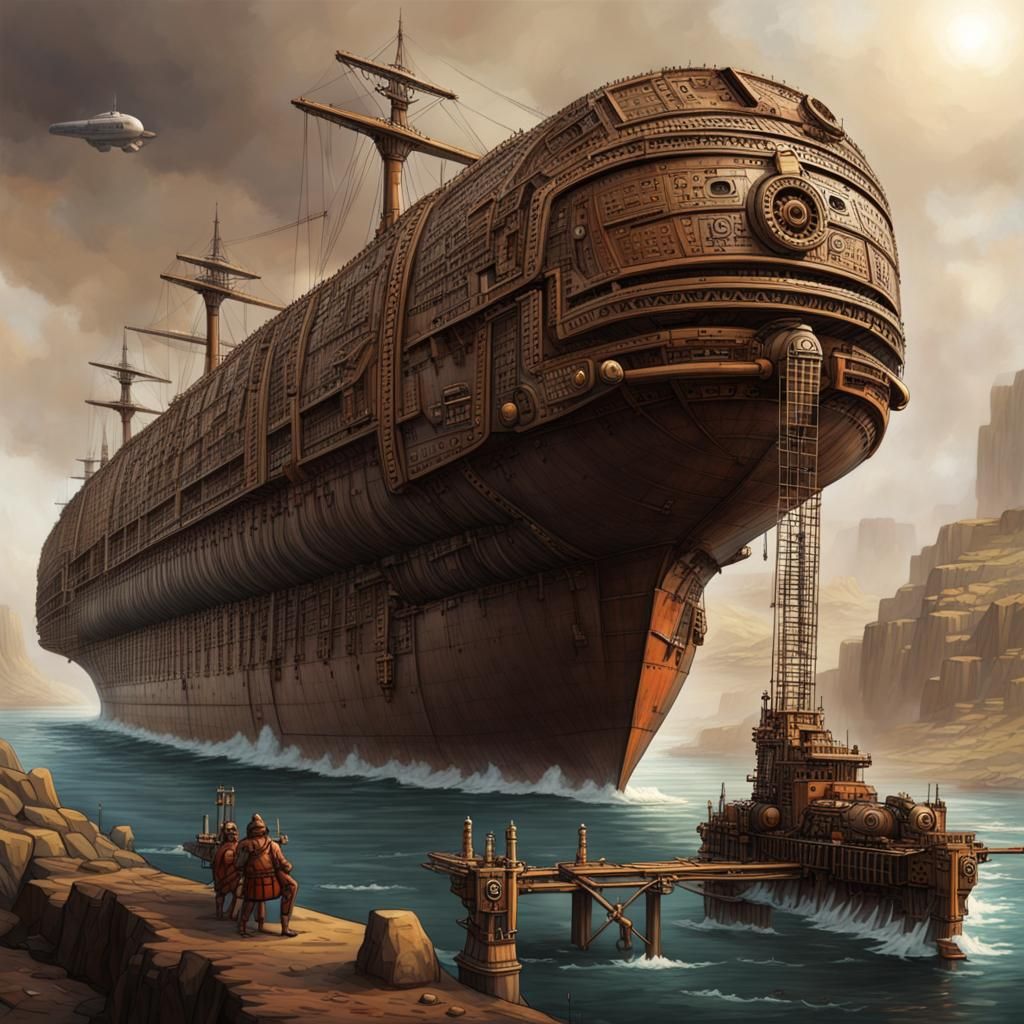 Aztec Dreadnought in the Industrial Age