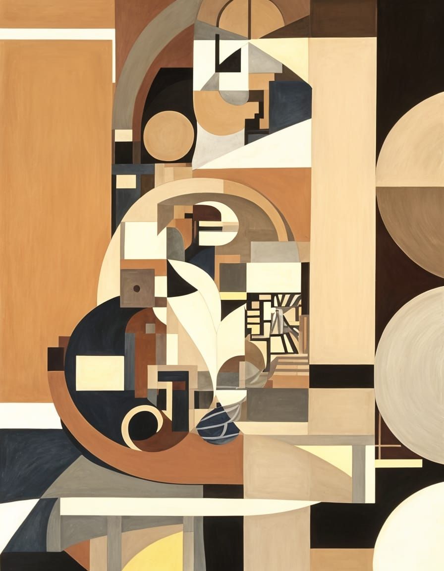 Surrealist Masterpiece with Parallax Depth