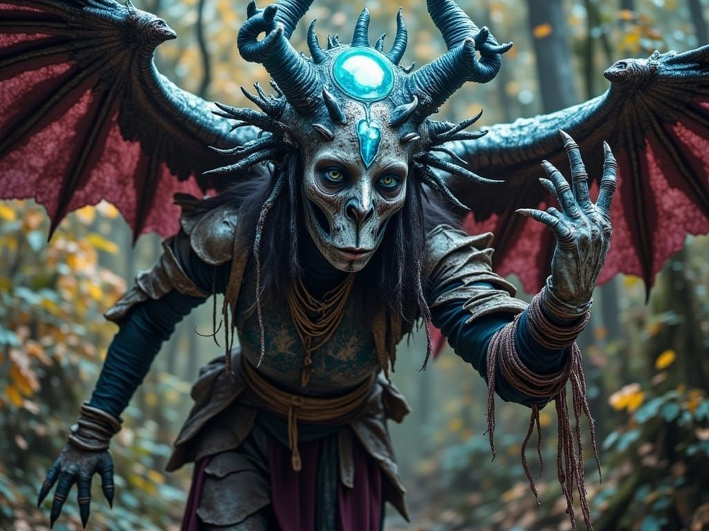 Feline Angel Warrior in Dieselpunk Nocturne