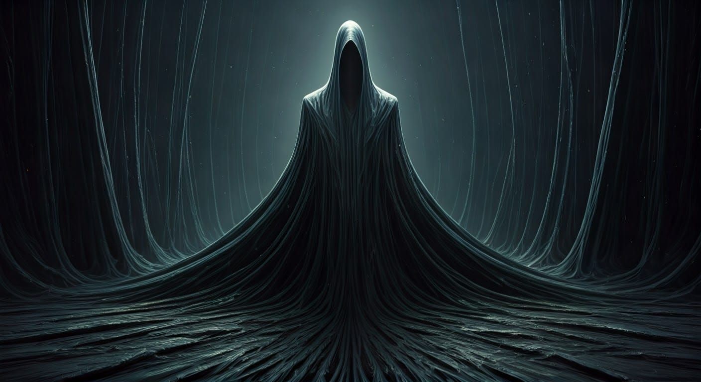 Slimy Dark Presence Generated by AI