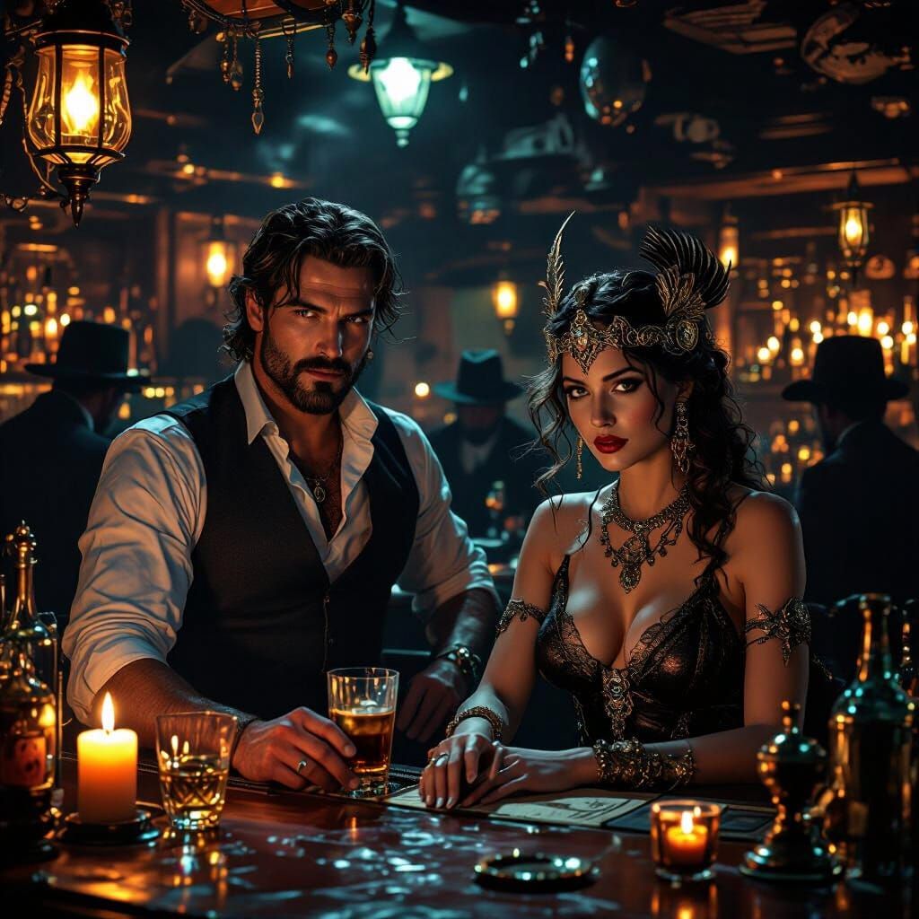 Ares as Charismatic Bar Owner in New Orleans Speakeasy