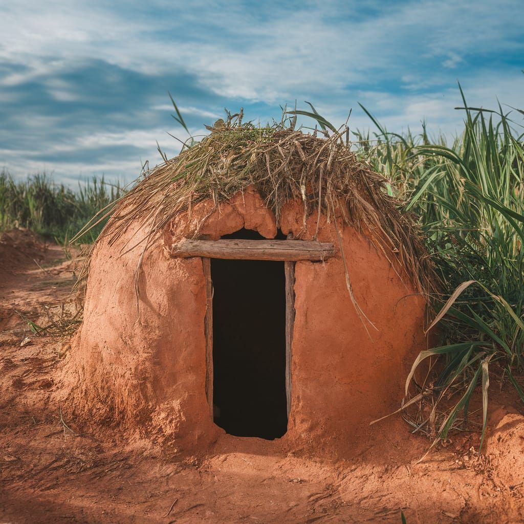 Earth-Dwelling Clay Pit House
