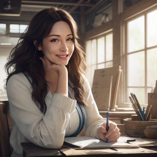 Woman Engineer Experiences Eureka Moment in Artistic Precisi...