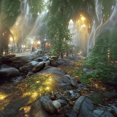 Lothlorien in Volumetric Lighting: 3D CryEngine Art