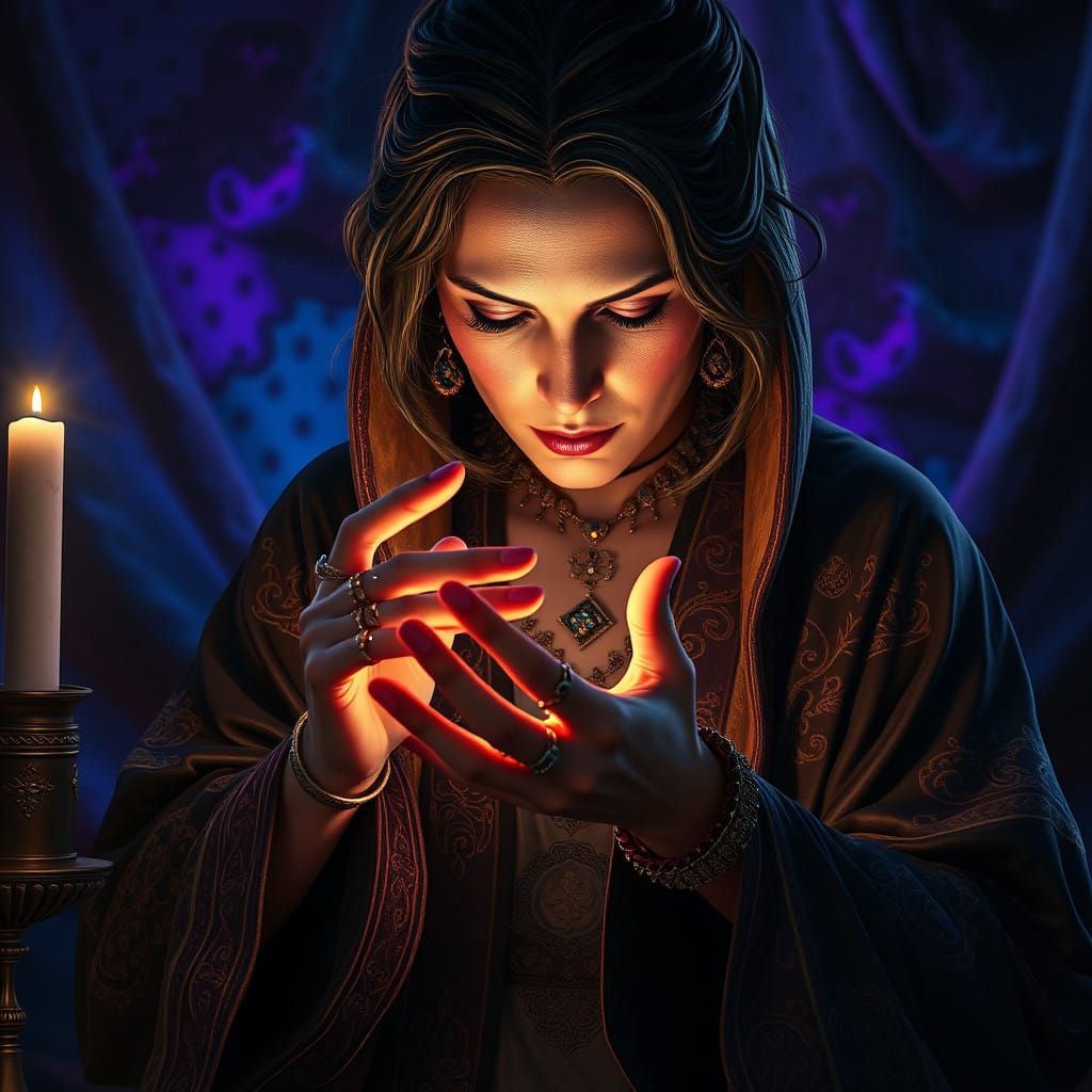 Mystical Psychic Unveils Hidden Truths in a Realm of Wonder