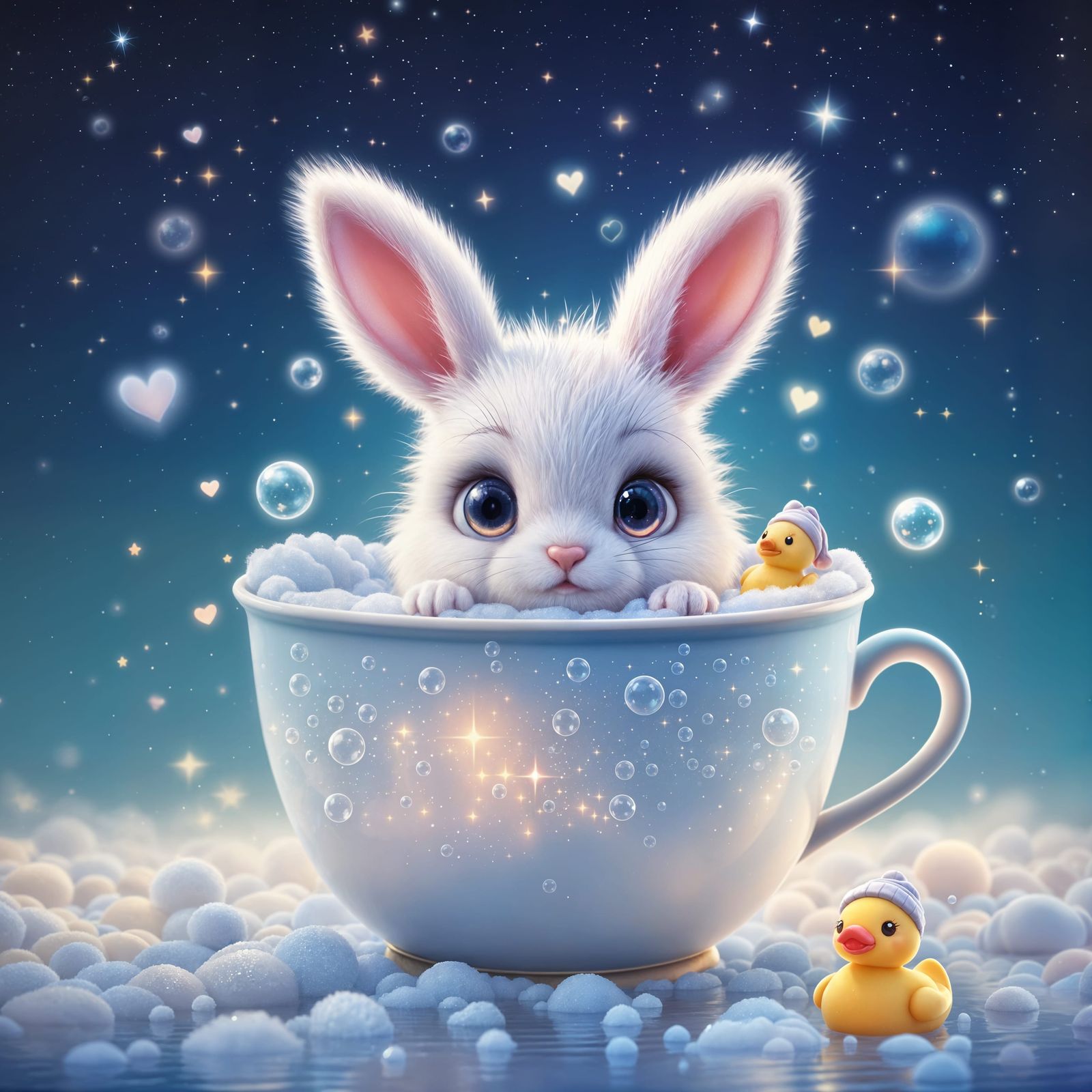 Serenity in Sparkling Pastel Hues