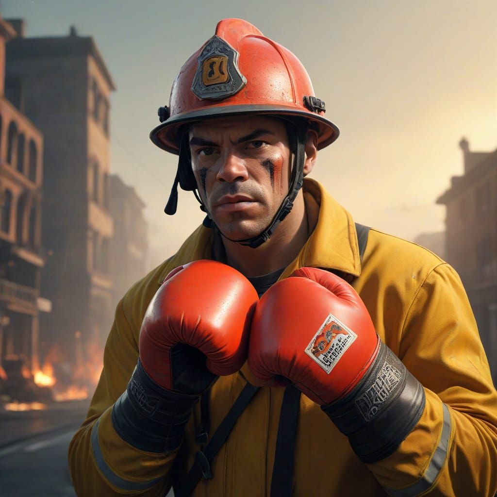 Boxer and Firefighter