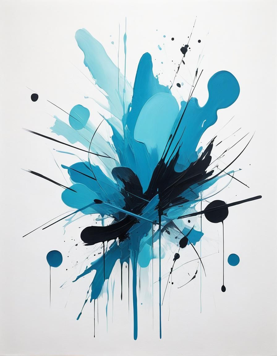 Monocolor Abstract Minimalist Masterpiece