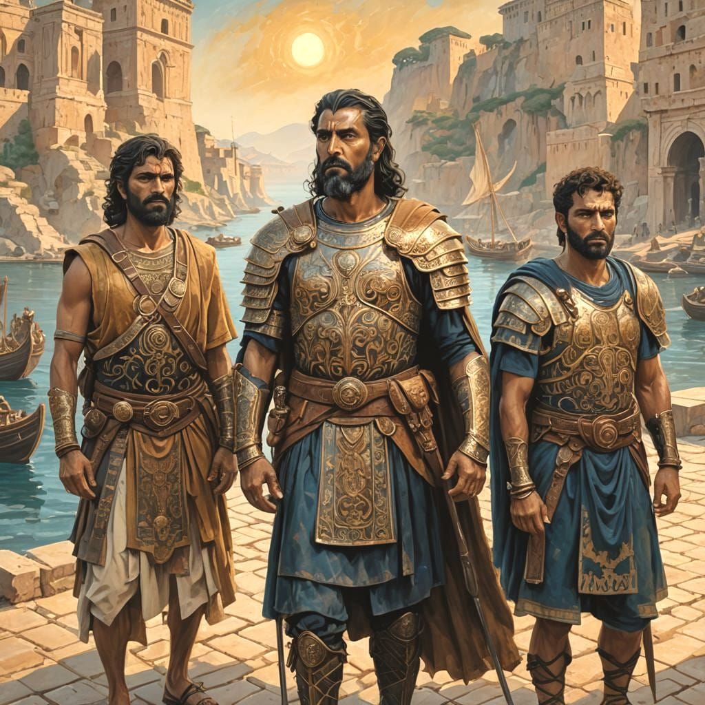 Vandal King Sangith and Sons: An Oniric Painting