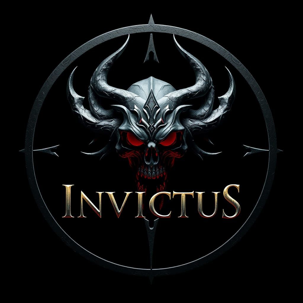 Dramatic Deathly Hallows Logo in 3D Anime Art