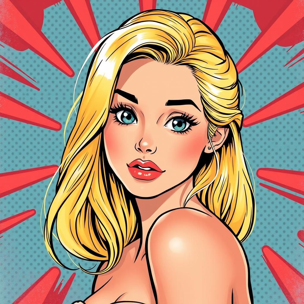 Classic Comic Book Blonde