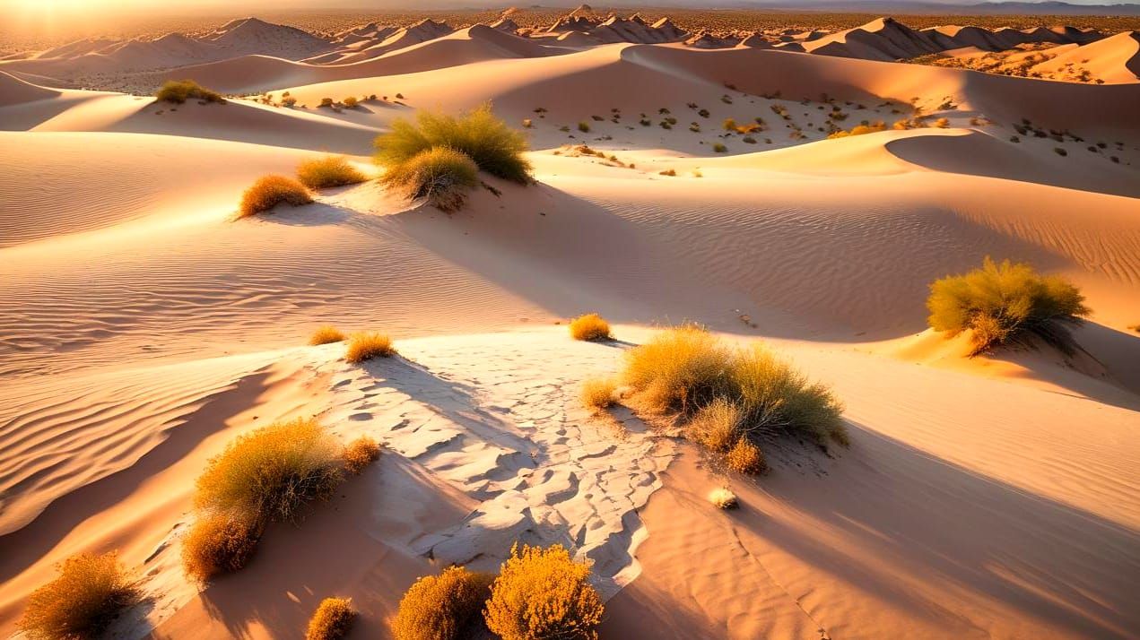 Traces of Life in the Desert