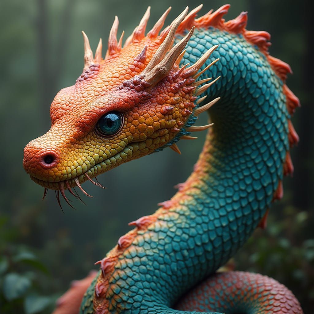 Mystical Rainbow Serpent Unveiled