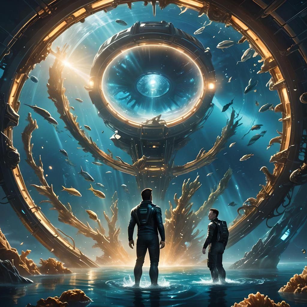 Underwater Sea Route to Space Discovery