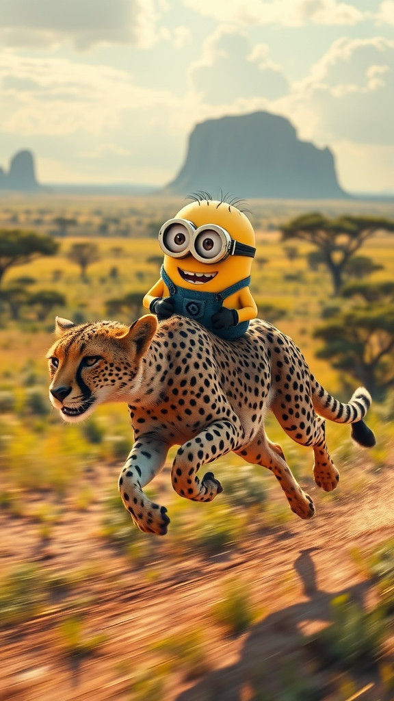 Minion and is freins cheetah