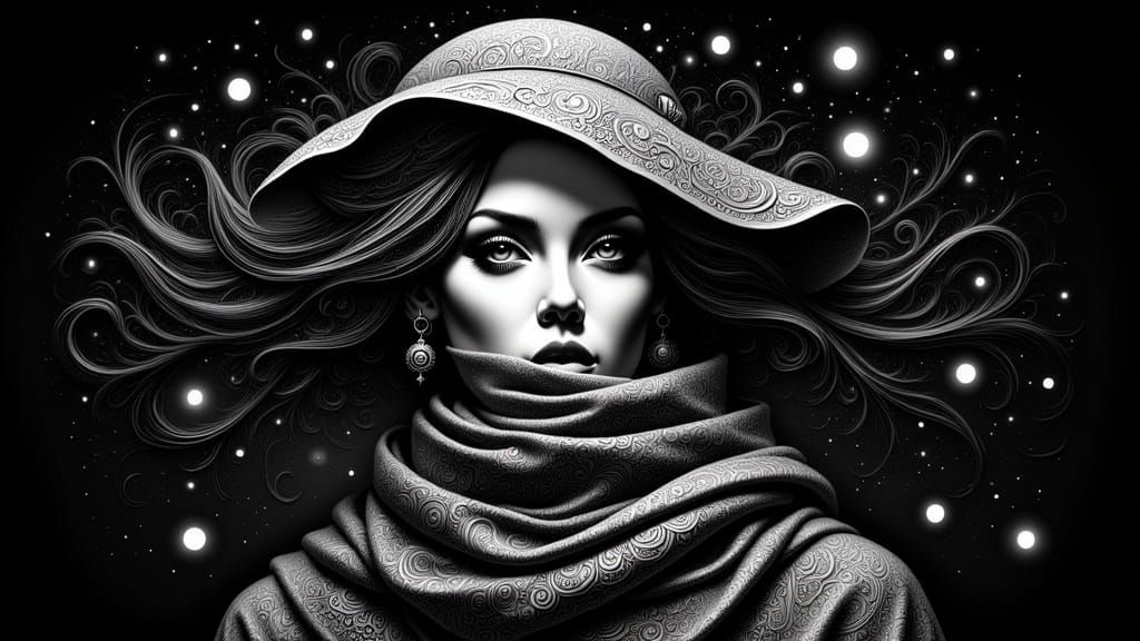 <lora:Whimsical:1.0> <lora:Zentangled:1.0> Prompt: A dramati...