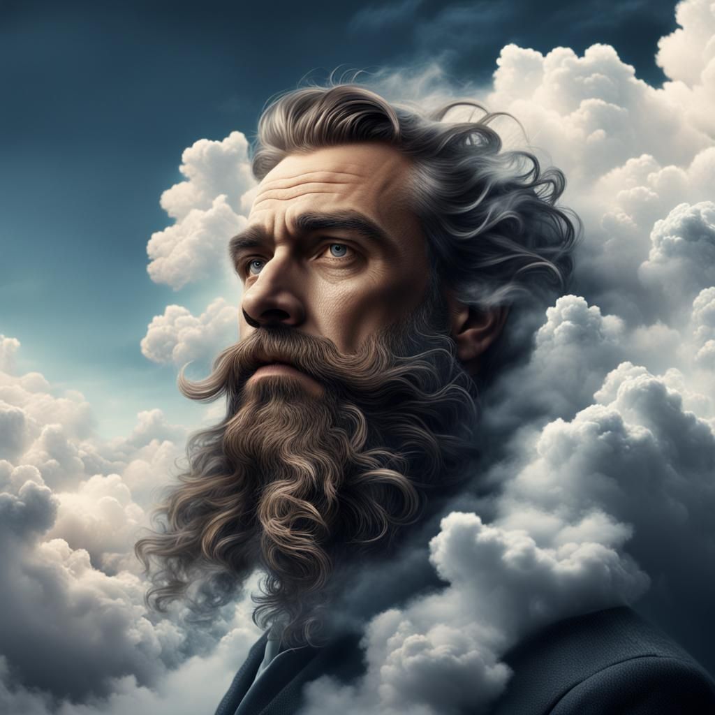 Cloud Beard: Dramatic Digital Matte Painting