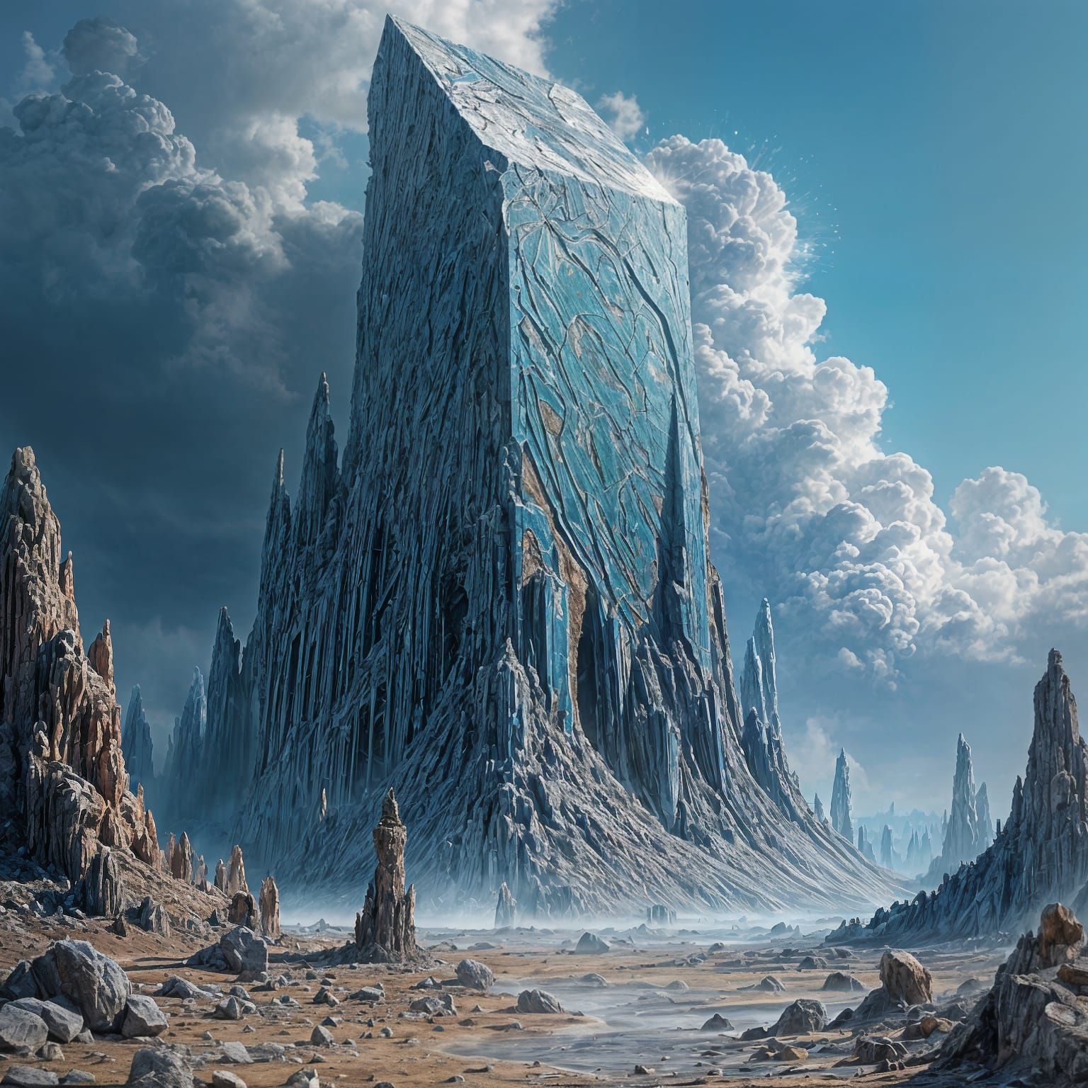 Order Meets Chaos in Geometric Abstraction