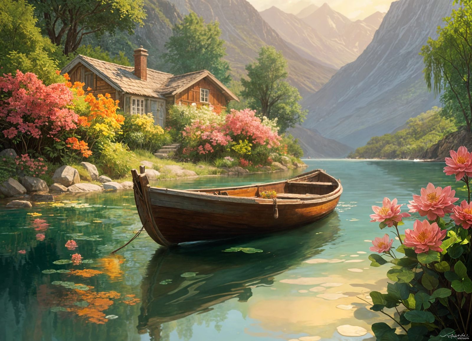 Enchanted Cottage by Tranquil Waters