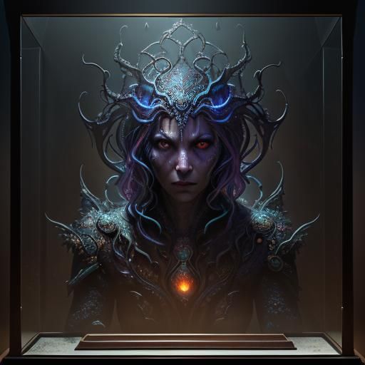 Paranormal Entity Trapped in Museum Display Case