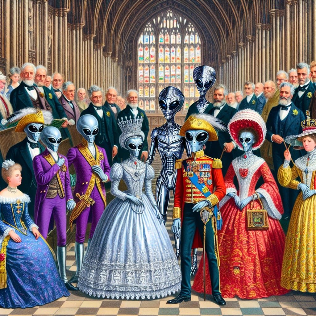 Art by H.G. Wells, wacky historical photo, Queen Victoria's ...