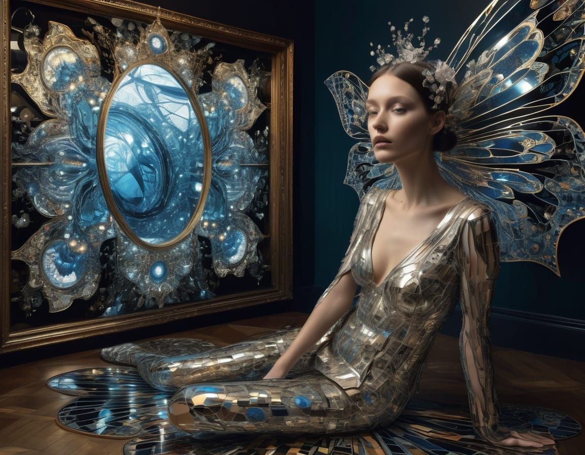 Götterdämmerung 3D broken jagged fractured fairy tales semic...